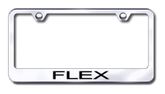Ford Flex Laser Etched Stainless Steel License Plate Frame