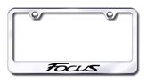Ford Focus Laser Etched Stainless Steel License Plate Frame