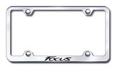 Ford Focus Laser Etched Stainless Steel Wide License Plate Frame