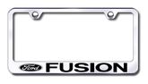 Ford Fusion Laser Etched Stainless Steel License Plate Frame