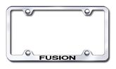 Ford Fusion Laser Etched Stainless Steel Wide License Plate Frame