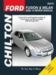 Ford Fusion & Mercury Milan Chilton Repair Manual (2006-2014)