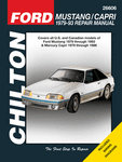 Ford Mustang & Capri Chilton Manual (1979-93)