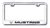 Ford Mustang 45th Anniversary Laser Etched Stainless Steel License Plate Frame