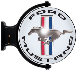 Ford Mustang Red, White & Blue Revolving Wall Light 