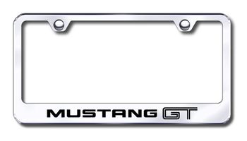 Ford Mustang GT Laser Etched Stainless Steel License Plate Frame
