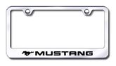 Ford Mustang Laser Etched Stainless Steel License Plate Frame