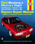 Ford Mustang & Mercury Capri Haynes Repair Manual (1979-1993)