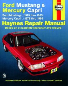 Ford Mustang & Mercury Capri Haynes Repair Manual (1979-1993)