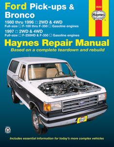 Ford Pick-ups & Bronco Haynes Repair Manual (1980-1997)