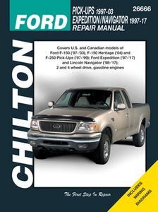 Ford Pick-Ups, Expedition & Lincoln Navigator Chilton Manual (1997-2017)