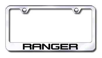 Ford Ranger Laser Etched Stainless Steel License Plate Frame