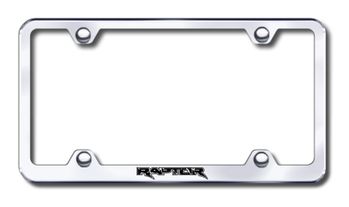 Ford Raptor Laser Etched Stainless Steel Wide License Plate Frame