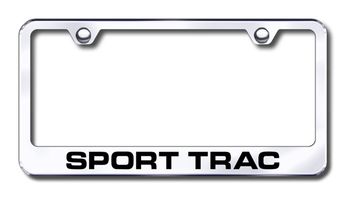 Ford Sport Trac Laser Etched Stainless Steel License Plate Frame