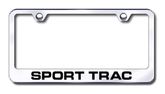 Ford Sport Trac Laser Etched Stainless Steel License Plate Frame
