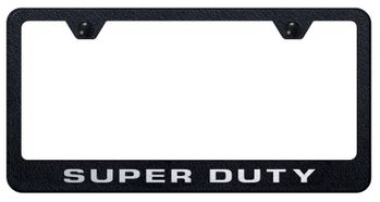 Ford Super Duty Laser Etched Stainless Steel License Plate Frame
