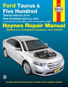 Ford Taurus, 500 & Mercury Montego, Sable Haynes Repair Manual (2005-2014)