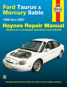 Ford Taurus & Mercury Sable Haynes Repair Manual (1996-2007)