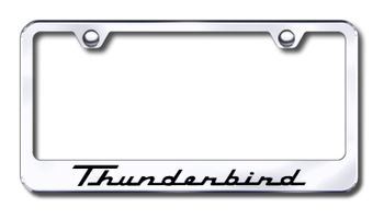 Ford Thunderbird Laser Etched Stainless Steel License Plate Frame