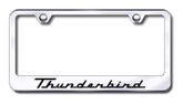 Ford Thunderbird Laser Etched Stainless Steel License Plate Frame
