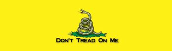 Gadsden Flag Rear Window Decal