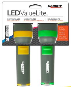 Garrity 2D Value Lite LED Flashlights (Twin Pack)