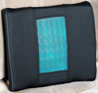 Gel & Memory Foam Lumbar Support Back Cushion