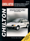 Geo Metro/Sprint, Suzuki Swift (1985-00) Chilton Manual