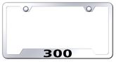Chrysler 300 Laser Etched Stainless Steel Cut-Out License Plate Frame