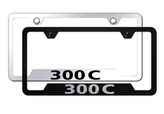 Chrysler 300C Laser Etched Stainless Steel Cut-Out License Frame