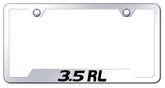Acura 3.5 RL Laser Etched Stainless Steel Cut-Out License Plate Frame