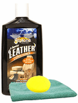 Gliptone Leather Conditioner (8 oz.), Microfiber Cloth & Foam Pad Kit