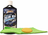 Gliptone Platinum Series Cream Wax (16 oz.), Microfiber Cloth & Foam Pad Kit