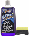Gliptone Tire and Trim Jelly (16 oz) & Applicator Pad Kit