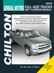 GM Avalanche, Silverado, Sierra, Suburban, Tahoe, & Yukon Chilton Repair Manual (2007-2014)