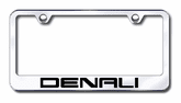 GMC Denali Laser Etched Stainless Steel License Plate Frame