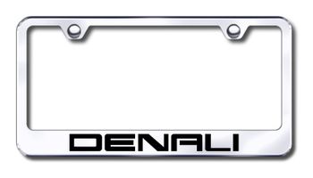 GMC Denali Laser Etched Stainless Steel License Plate Frame
