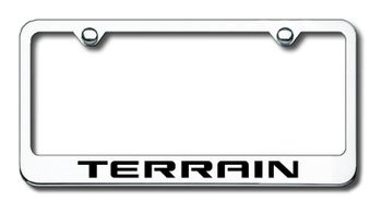 GMC Terrain Laser Etched Stainless Steel License Plate Frame