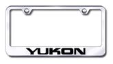GMC Yukon Laser Etched Stainless Steel License Plate Frame