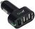 GOXT Black 12V Triple USB Charger