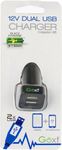 GOXT Black 12V Dual USB Charger