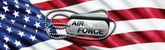 Grafix Jam Air Force Tags Rear Window Decal