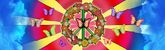 Grafix Jam Love Peace & Flowers Rear Window Decal