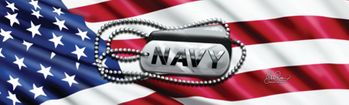 Grafix Jam Navy Tags Rear Window Decal