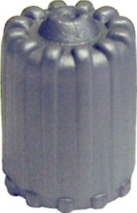 Gray TPMS Plastic Valve Caps With Seal (Box of 100)