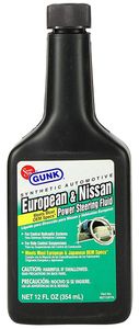 Gunk Synthetic European & Nissan Power Steering Fluid (12 oz.)