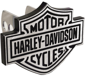 Harley Davidson Brushed Aluminum Hitch Cover