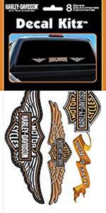 Harley-Davidson 8 Piece Vinyl Decal Kit