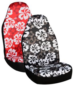 Hawaiian Print Universal Bucket Seat Covers (Pair)