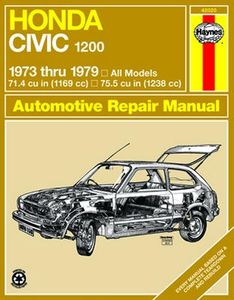 Haynes Repair Manual For Honda Civic 1200 (1973-1979)